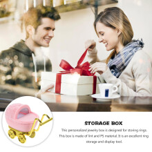 Ringdoos Schattig Roze Sieraden Opbergdoos Voor Thuis