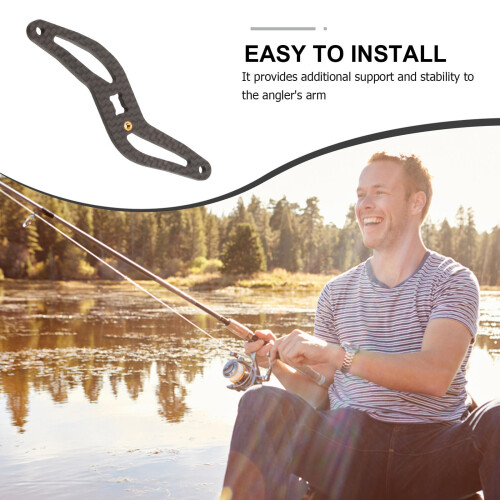 1X Verstelbare Carbonvezel Visspeld Arm Accessoire
