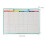 Magnetische A3-weekplanner met 7 uitwisbare stiften 4