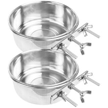 2St Multifunctionele Kattenvoerbak Hangend En Kittens