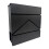 Wall-Mounted Metal Postbox with Newspaper Holder 2
