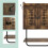 Wandschrank mit Handtuchhalter und Haken 5