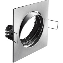 Loftsspotlampe Porto-K IP20 Firkantet rustfrit stål med regulering - V-PRAN6-02