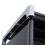 5 Tier Bookcase - Metal - Black - Open Shelves for Home and Studio Use 5