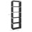 5 Tier Bookcase - Metal - Black - Open Shelves for Home and Studio Use 6