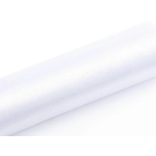 Organza sileä valkoinen 0 16 x 9m