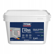 TYTAN WINS Flydende folie til tæt installation 2,4L udv. Hvid børstefri