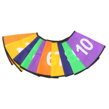 10St Milieuvriendelijke Polyester Logo Bucket Covers Voor Basketbal