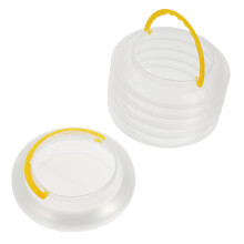 2St Draagbare Plastic Painting Brush Bucket Voor Penselenreinigen