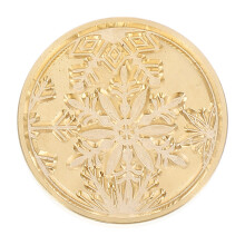 1St Koperlegering Wax Sealer Stempel Gouden Kerstdecoratie