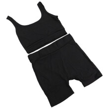 1Set Comfortabel Polyester Fitnesskleding Yoga Vest En Short