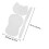 6St Plastic Tas Grid Sheets Voor Knutselen En Haken Wit 2