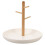 1Sleutelbakje Met Sieradendisplay Wit ABS Bamboe Modern 1
