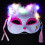1X Masker En Halloween Met LED Verlichting 1