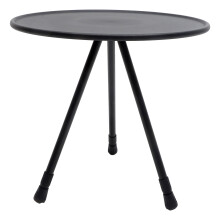 1Draagbare Campingtafel Vouwbaar Zwart Rvs Licht Voor Hiking En Strand