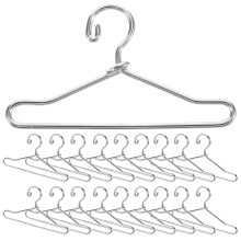 20St Miniatuur Metalen Poppenhangers Voor Kledingopslag