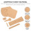 1Set DIY Wallet Template Robuust Lichtbruin Leer Voor Beginners 1