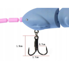 Wobbler FISKEAGOD GEDDE SANDER MALLEBIT 15,5 g 8,5 cm Mus ROTTE