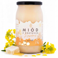 Raps honning 1 kg polsk mild Pasieka Miody z Roztocza Green Touch