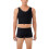 (M, Black) Compression Chest Binder Top 1