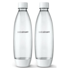 Bottles SodaStream Fuse White (suited for SodaStream sparkling water makers), 2 x 1 l