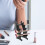 Makeup Brush Drying Stand, Duurzaam Zwart Plastic En Compact 9