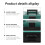 1Zwarte Kleine Plastic Portable Tool Organizer Voor Auto 4