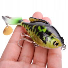 Wobbler FISKELOKKET GEDDEST MALLEBALL ABORRER Hale + Spinner 9,5 cm 16,8 g