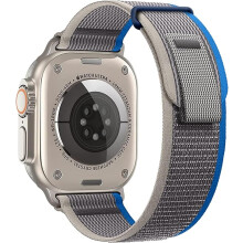 URREM TIL APPLE WATCH ULTRA 8/7/6/5/4/SE/SE2 GRÅ 44/45MM