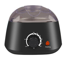 (UK, Black) Hair Removal Waxing Kit Abs Melter Portable Home Use Pink 1pc Wax-melt Machine
