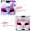 1X Masker En Halloween Met LED Verlichting 4