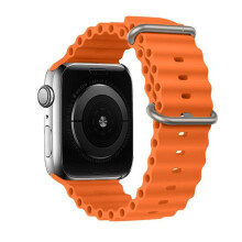 REM TIL APPLE WATCH 1/2/3/4/5/6/7/8/9/SE 38/40/41mm ORANGE SILIKONE