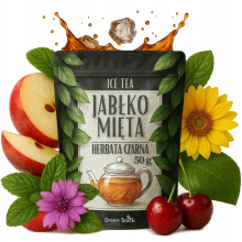 Sort te ice tea æble mynte 50 g til isthe kirsebær lime