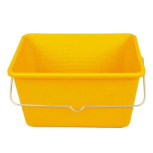 Seau de peinture en plastique - KAEM SP. Z O.O. - 12L - Jaune - Polyvalent - Facile à nettoyer