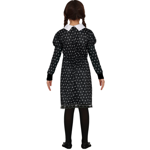 ONSDAG Addams-kostume 5-6 år