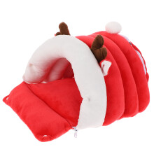 1Hamster Nest Rood Comfortabel Huis Warm Kleine Huisdieren