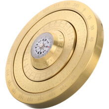 Handlicher Mini-Kompass, traditionelles Bagua-Ornament, tragbarer Feng Shui Luo Pan, drehbare Dekoration