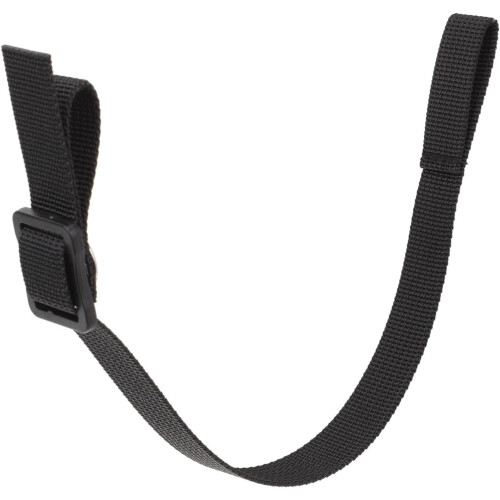 Adjustable Black Polyester Helmet Chin Strap for Hockey Helmets with Breathability