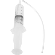 Bike Chain Oil Filling Injector and Mineral Oil Brake Bleed Kit 60ml Syringe and 30cm Hose