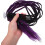 Motorcycle Helmet Braid Ponytail Decoration with Suction Cup 4