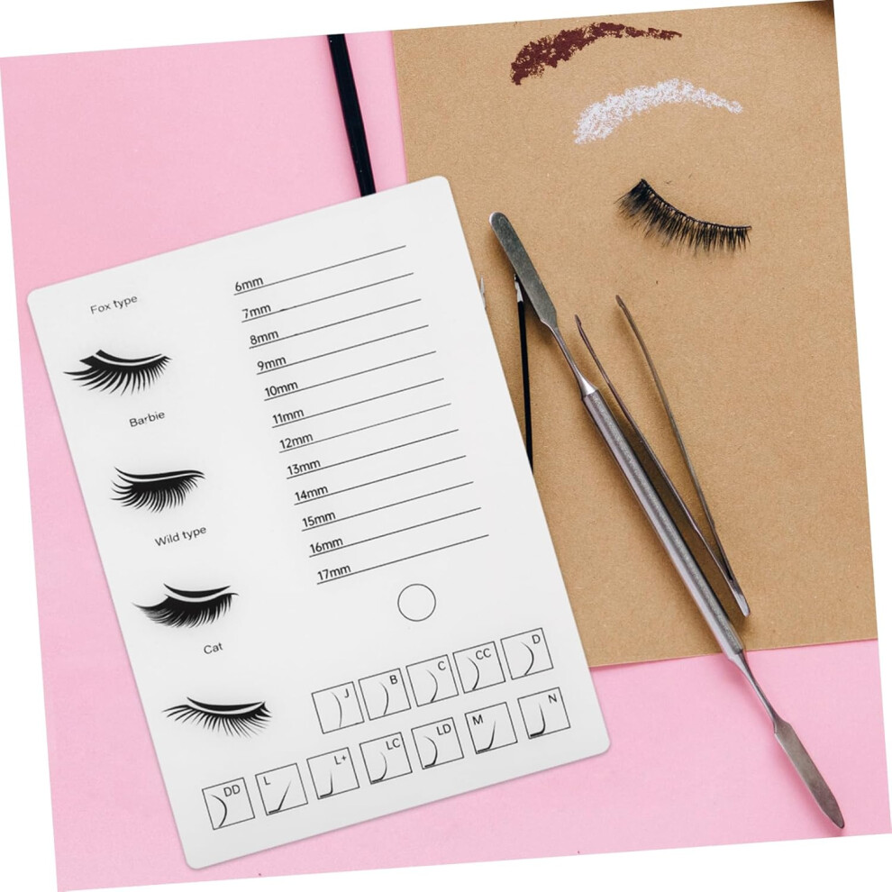 Hkhbjs Grafting Eyelash Board Eyelashes Pallet Holder Lash Extension Trays Lash Hand Pallet Eyelashes Stand Holder