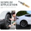 Quick Release Threaded Air Nozzle Adapter for Air Compressor, Tire Inflator Quick Connect Chuck 8