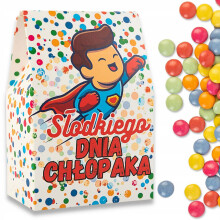Gave til Kærestedag Farverige Chokolade Drageer Naturlige Stor Pakke