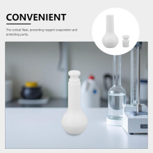 PTFE 25 ml Labor-Weithals-Erlenmeyerkolben aus Kunststoff