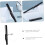 Foldable Comb for Men with Keyring and Square Mirror, Large Fine Tooth Pocket Beard Comb 6