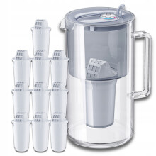 Aquaphor Nord glasfilterkande 2,5l + 10 A5 patroner (350L), grå