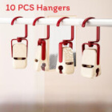 (Red White )Clip per bucato in Abs con design Widegrip e imbottitura in gomma morbida per un uso domestico migliorato e indumento di