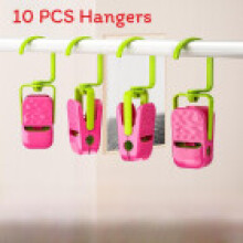 (Pink Green)Clip per bucato in Abs con design Widegrip e imbottitura in gomma morbida per un uso domestico migliorato e indumento di