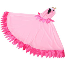 Unisex-Flamingo-Kapuzenkostüm für Erwachsene, auffälliges Tierdruckdesign, leicht und tragbar