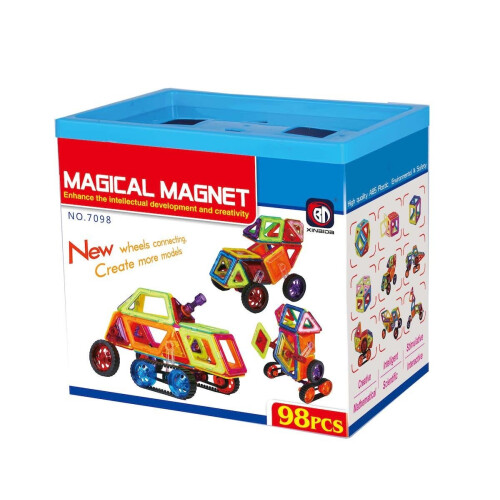 Magisk magnet 98 stk. - Magnetiske klodser